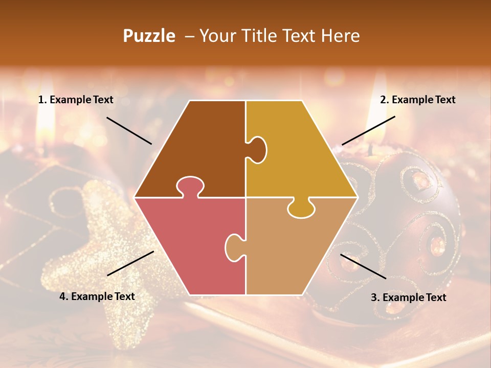 Seasonal Arrangement Holiday PowerPoint Template