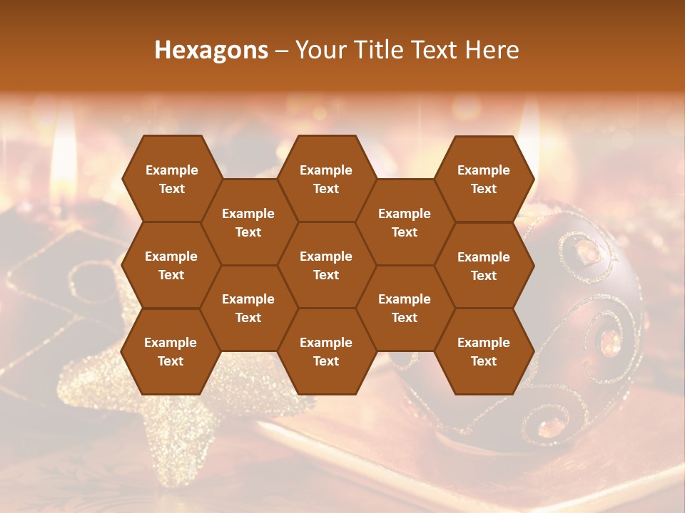 Seasonal Arrangement Holiday PowerPoint Template