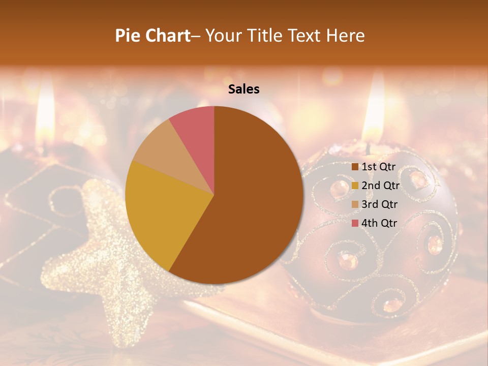 Seasonal Arrangement Holiday PowerPoint Template