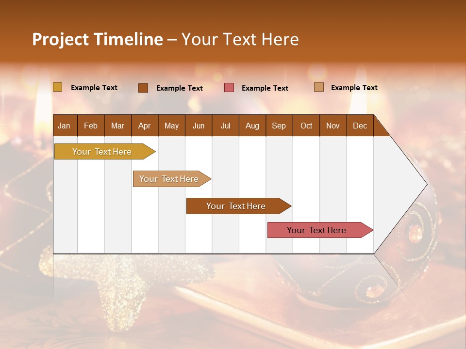 Seasonal Arrangement Holiday PowerPoint Template