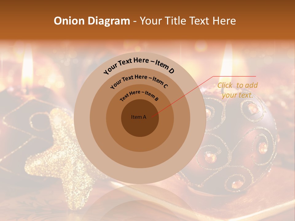 Seasonal Arrangement Holiday PowerPoint Template