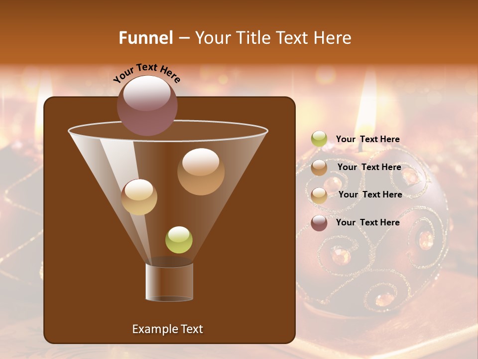 Seasonal Arrangement Holiday PowerPoint Template