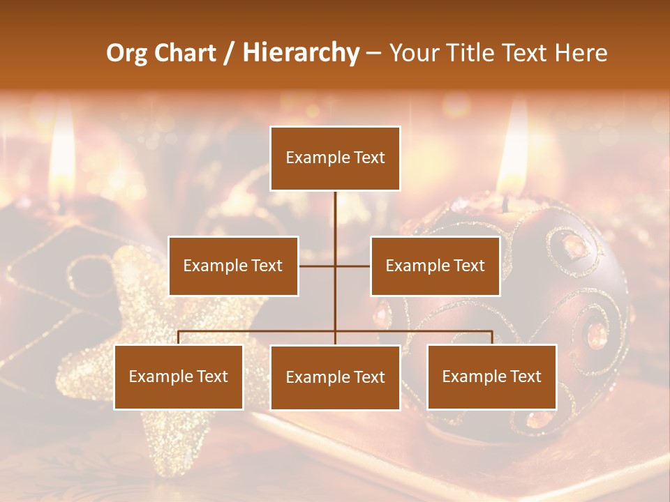 Seasonal Arrangement Holiday PowerPoint Template