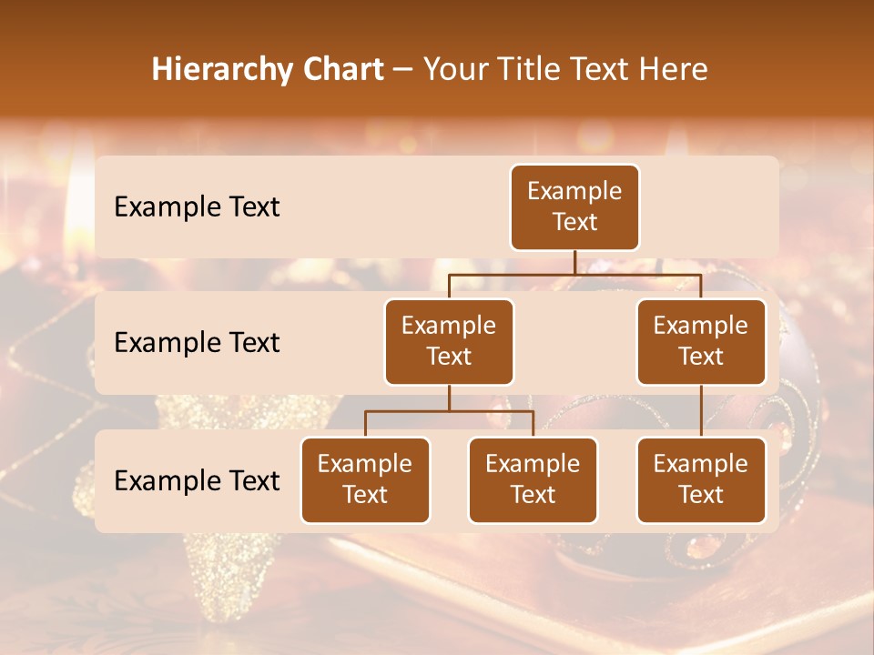 Seasonal Arrangement Holiday PowerPoint Template