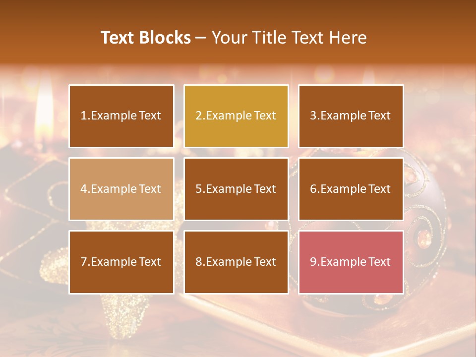 Seasonal Arrangement Holiday PowerPoint Template