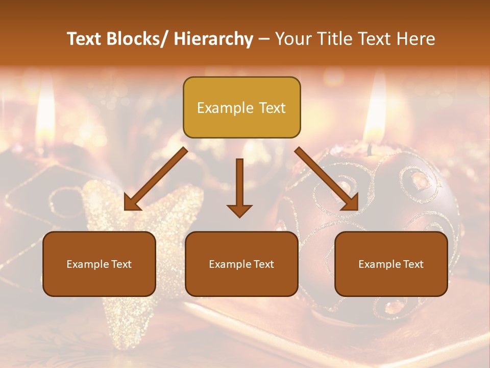 Seasonal Arrangement Holiday PowerPoint Template