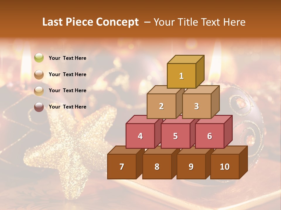 Seasonal Arrangement Holiday PowerPoint Template