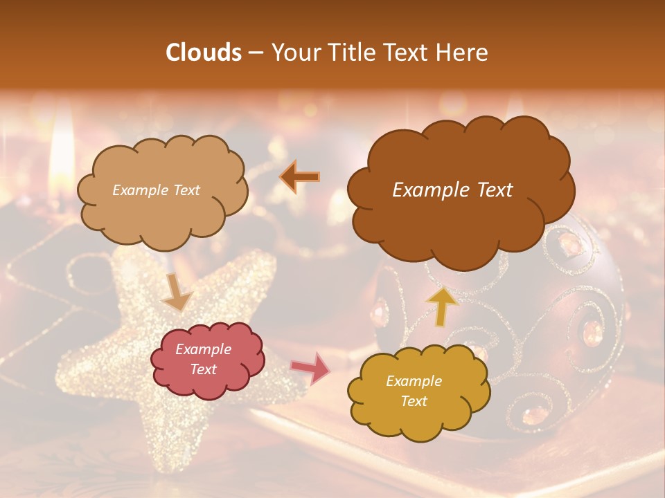 Seasonal Arrangement Holiday PowerPoint Template