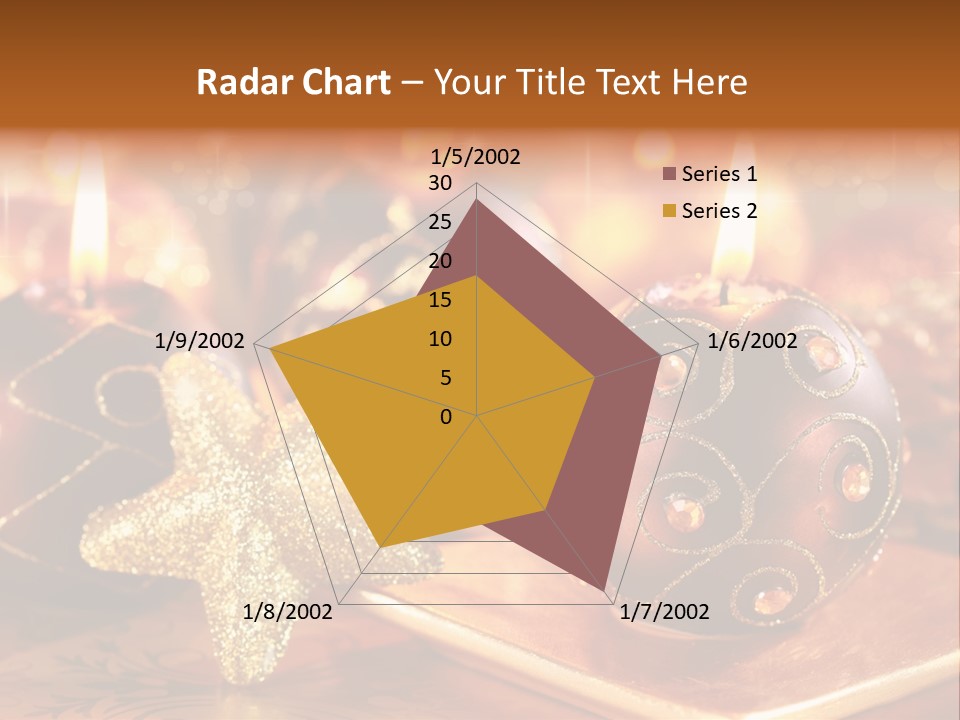 Seasonal Arrangement Holiday PowerPoint Template