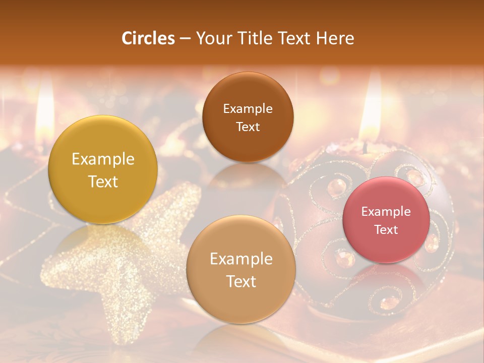 Seasonal Arrangement Holiday PowerPoint Template