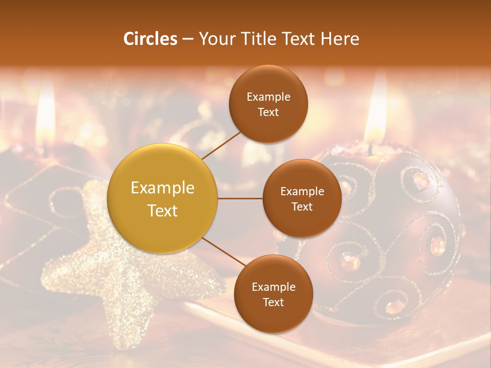 Seasonal Arrangement Holiday PowerPoint Template