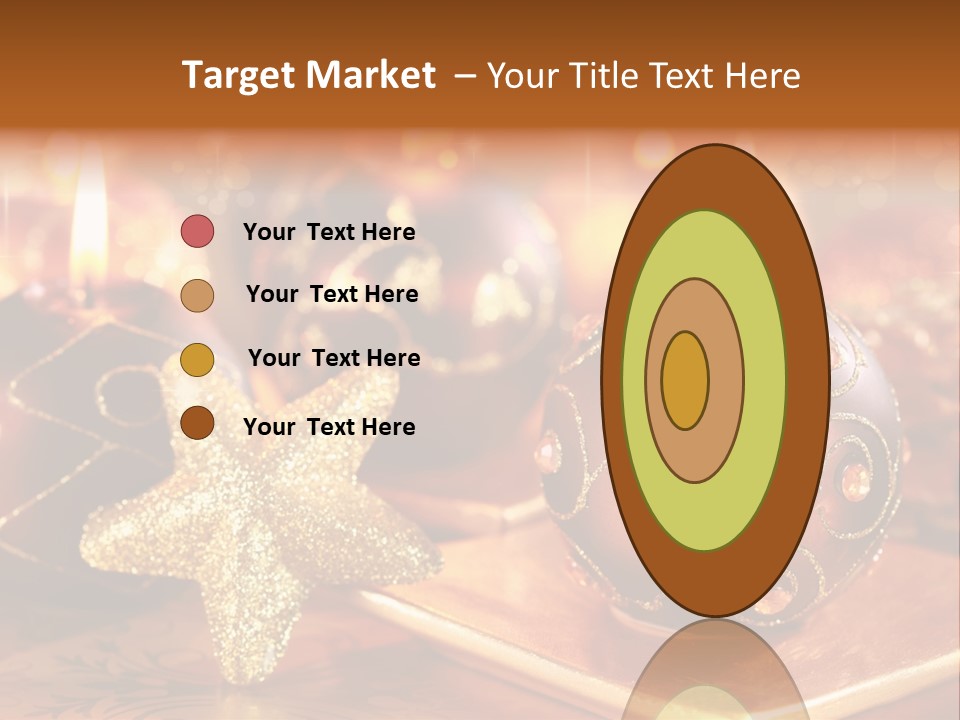 Seasonal Arrangement Holiday PowerPoint Template