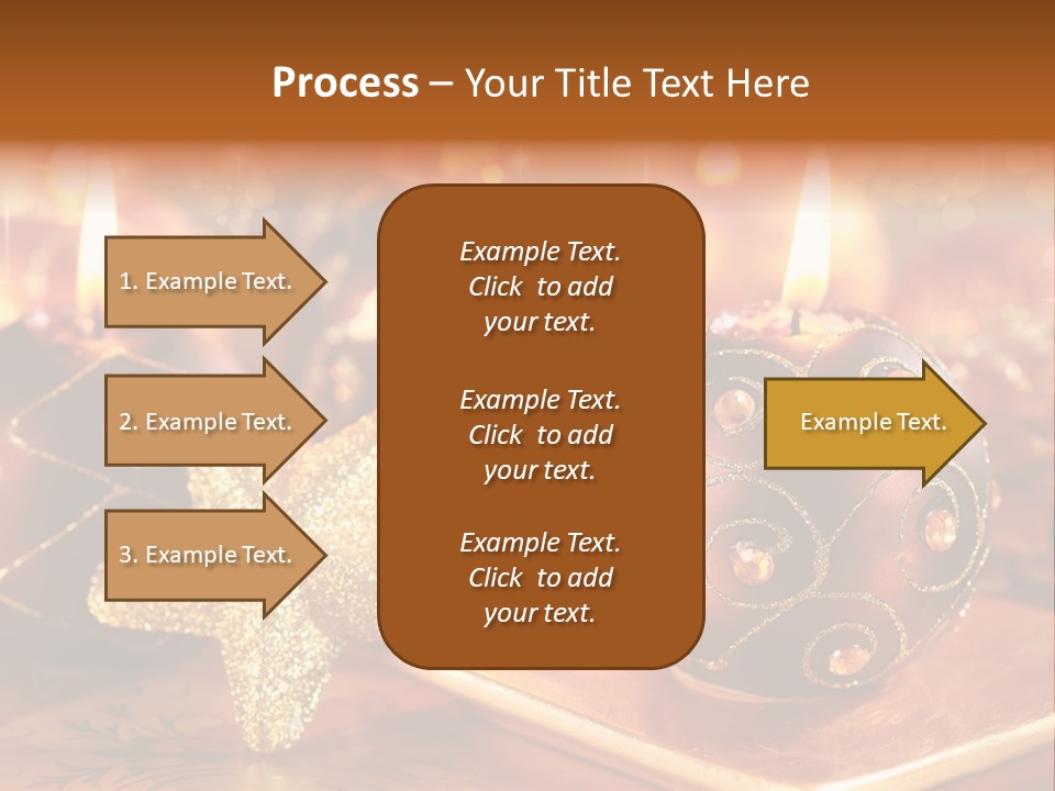 Seasonal Arrangement Holiday PowerPoint Template