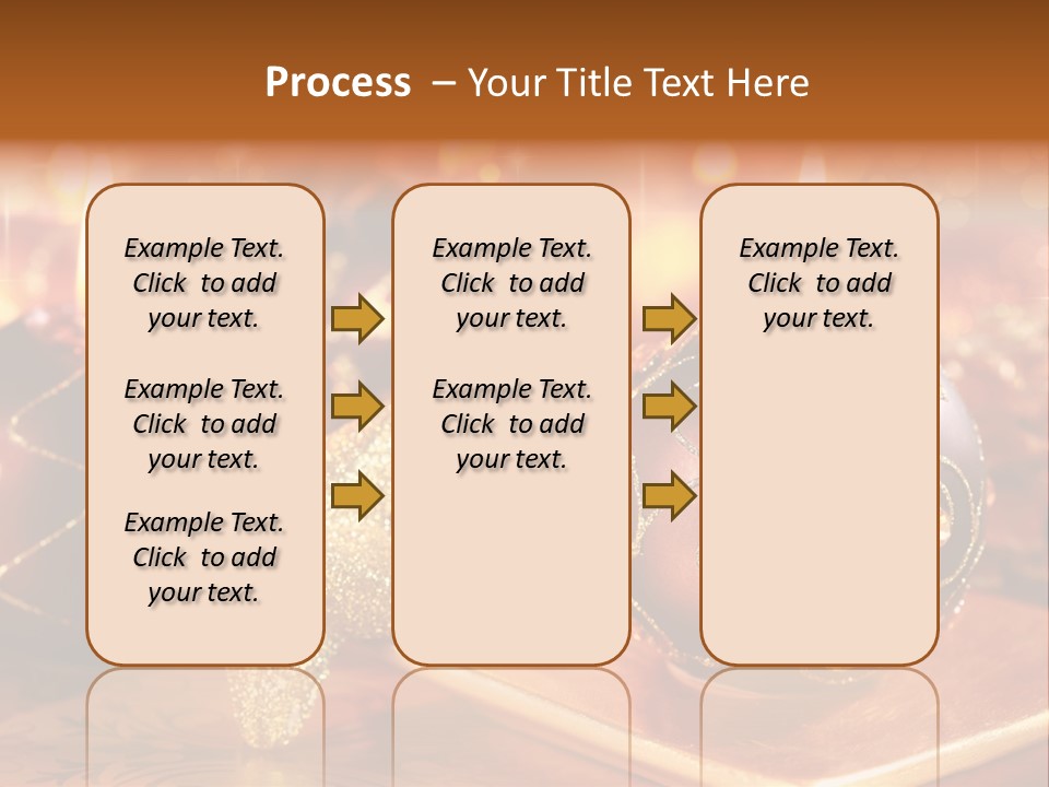 Seasonal Arrangement Holiday PowerPoint Template