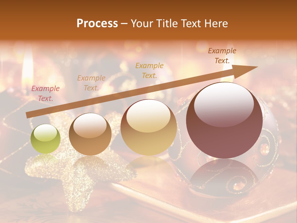 Seasonal Arrangement Holiday PowerPoint Template