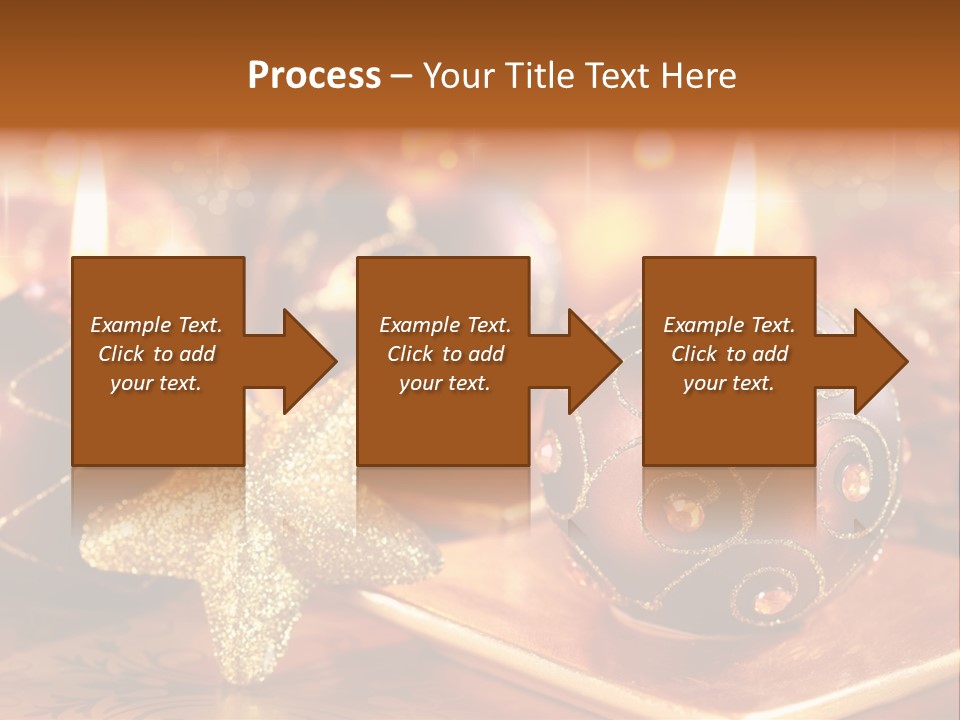 Seasonal Arrangement Holiday PowerPoint Template
