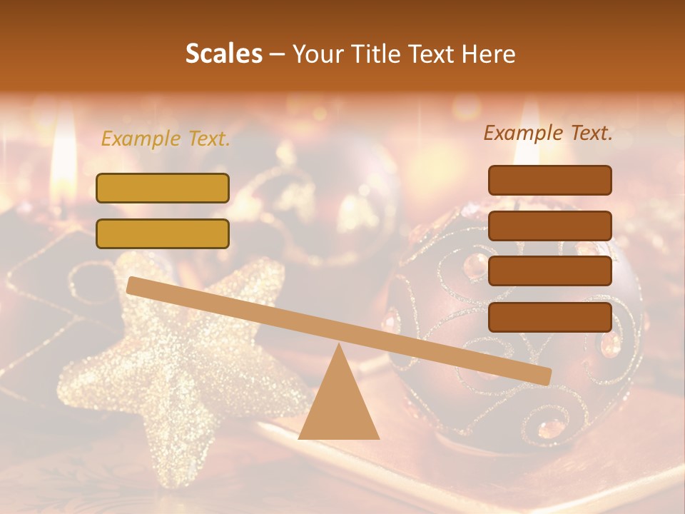 Seasonal Arrangement Holiday PowerPoint Template