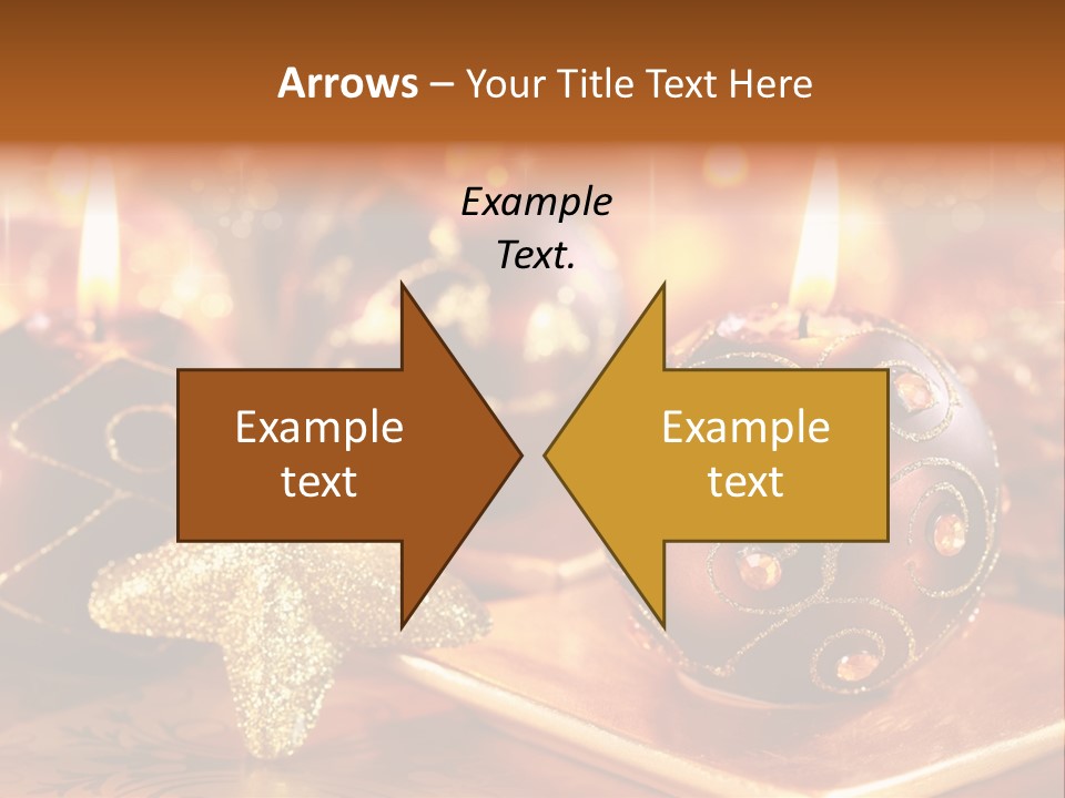 Seasonal Arrangement Holiday PowerPoint Template