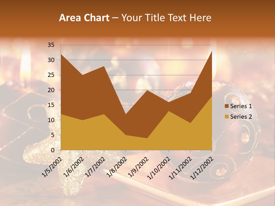 Seasonal Arrangement Holiday PowerPoint Template