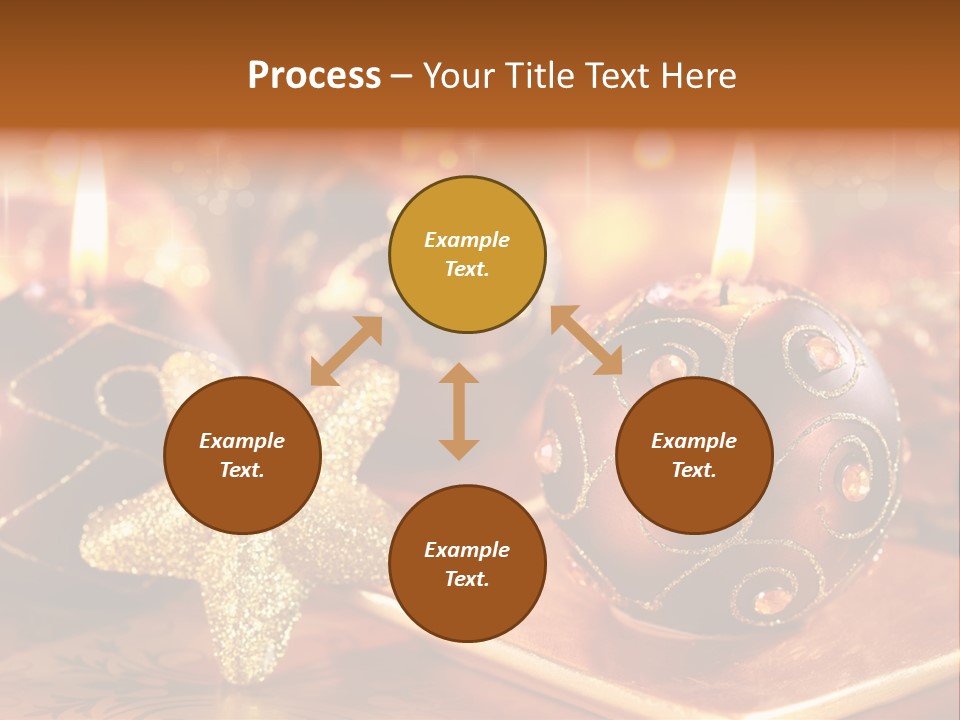 Seasonal Arrangement Holiday PowerPoint Template