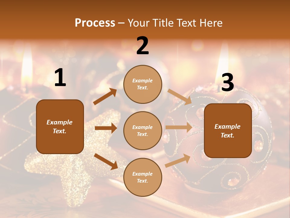 Seasonal Arrangement Holiday PowerPoint Template