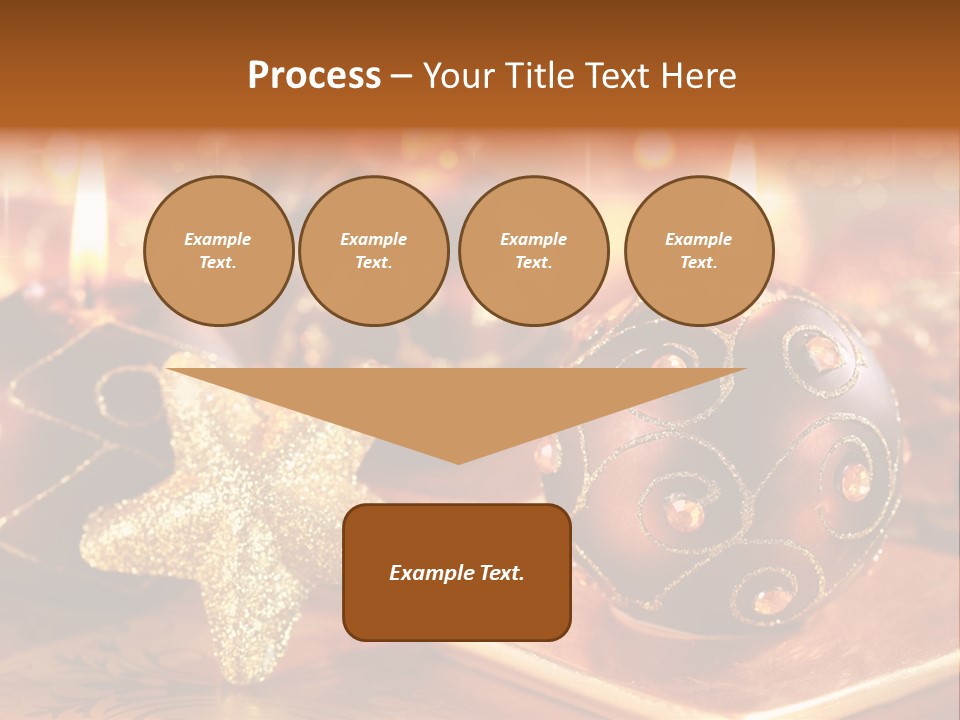 Seasonal Arrangement Holiday PowerPoint Template