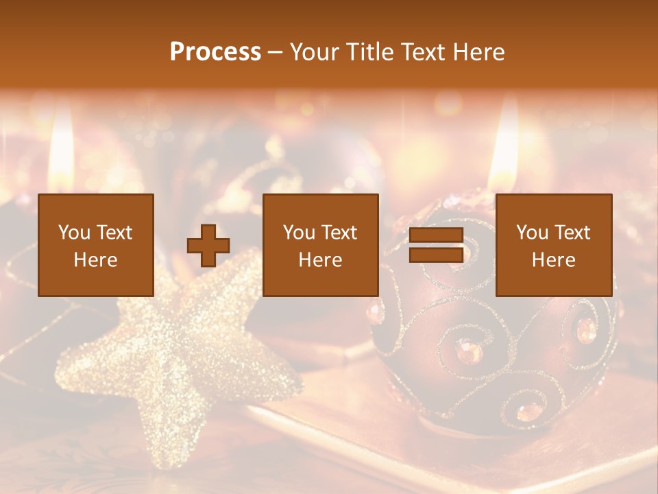 Seasonal Arrangement Holiday PowerPoint Template