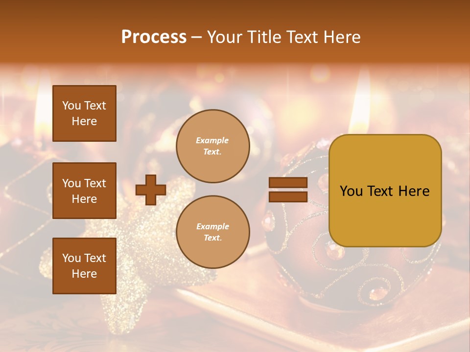 Seasonal Arrangement Holiday PowerPoint Template