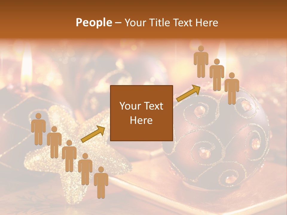 Seasonal Arrangement Holiday PowerPoint Template