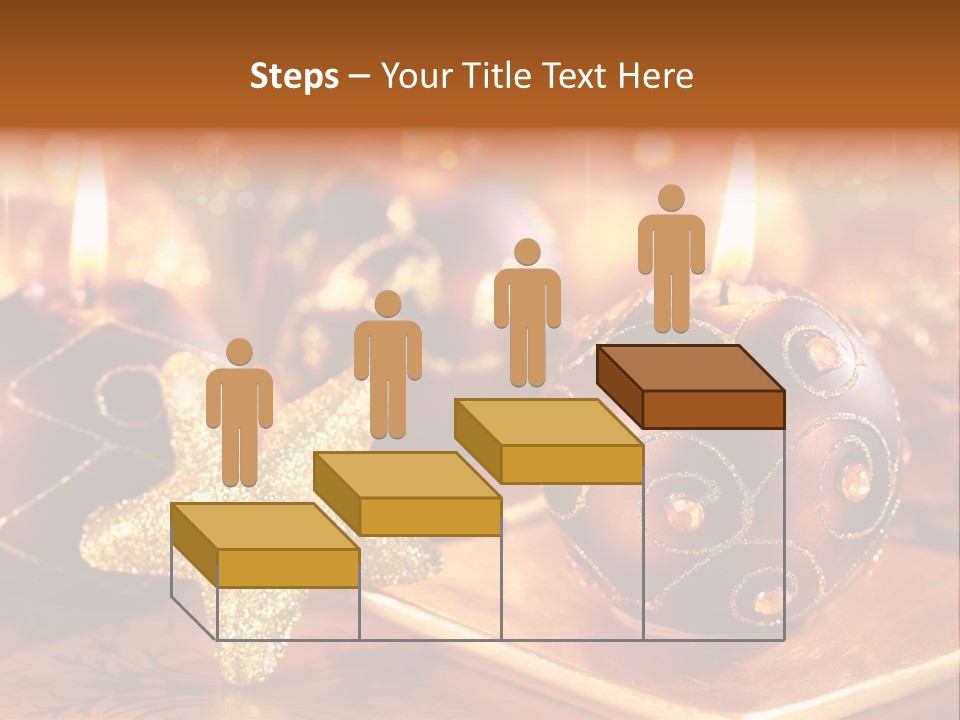 Seasonal Arrangement Holiday PowerPoint Template