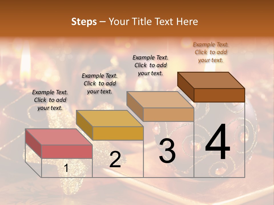Seasonal Arrangement Holiday PowerPoint Template