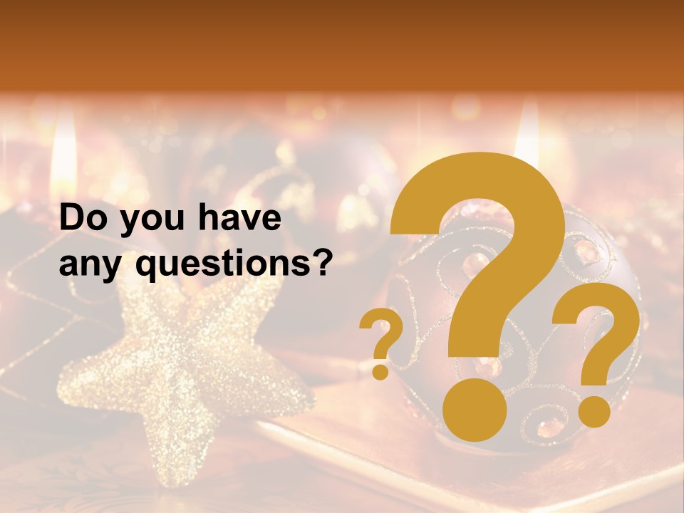 Seasonal Arrangement Holiday PowerPoint Template