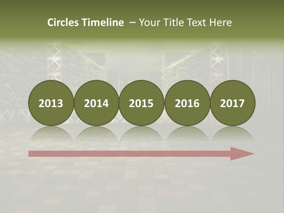 Room Path Summer PowerPoint Template