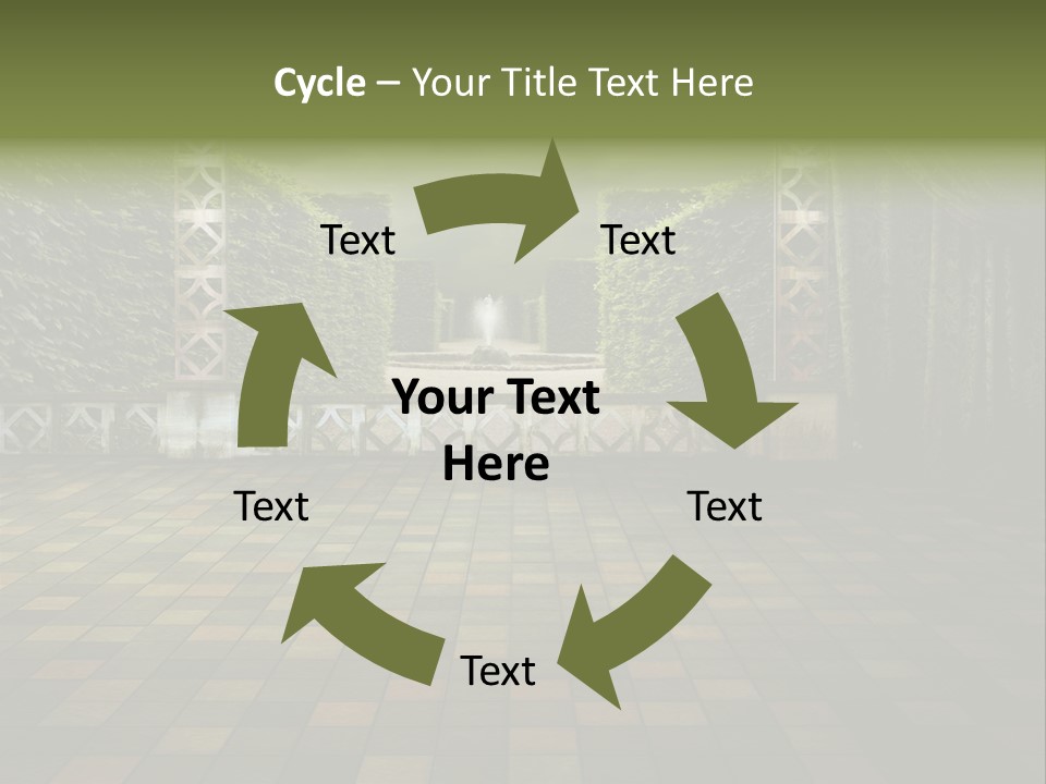 Room Path Summer PowerPoint Template