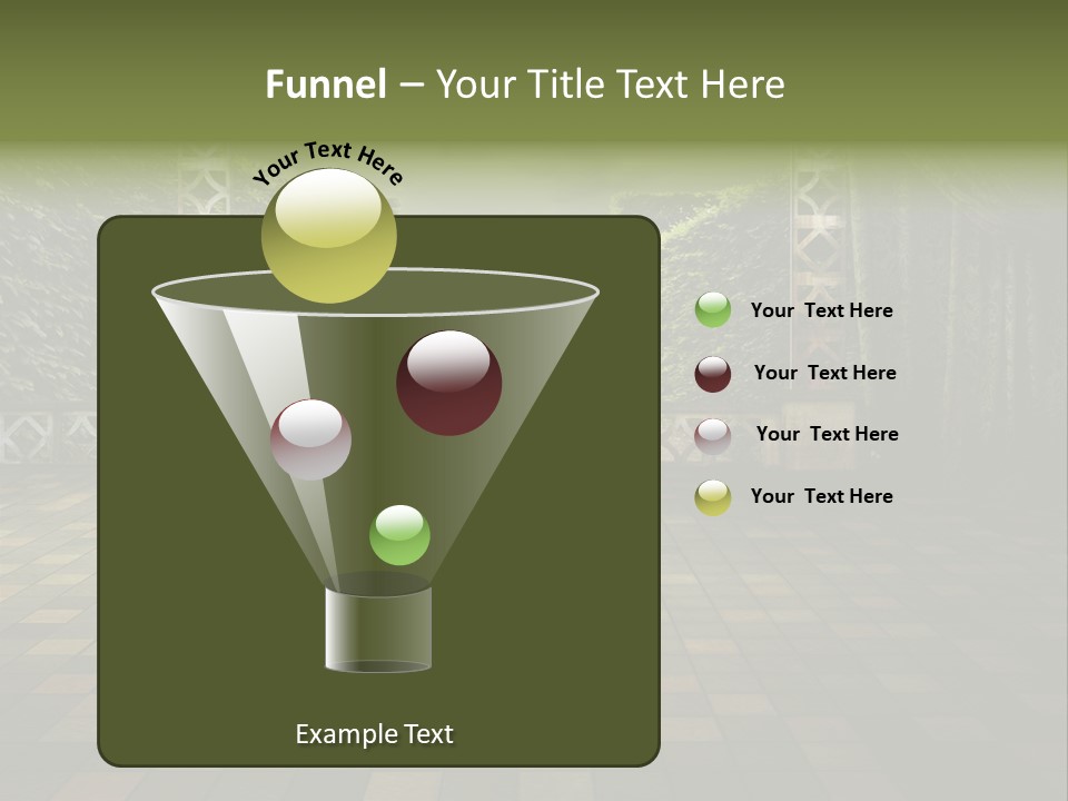 Room Path Summer PowerPoint Template