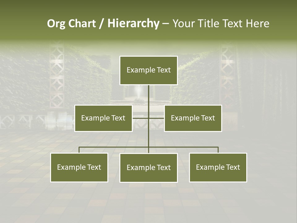 Room Path Summer PowerPoint Template