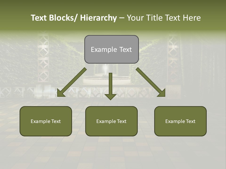 Room Path Summer PowerPoint Template