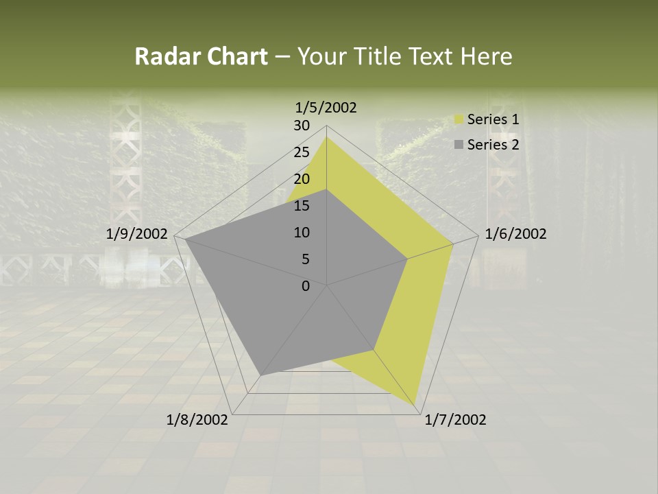 Room Path Summer PowerPoint Template
