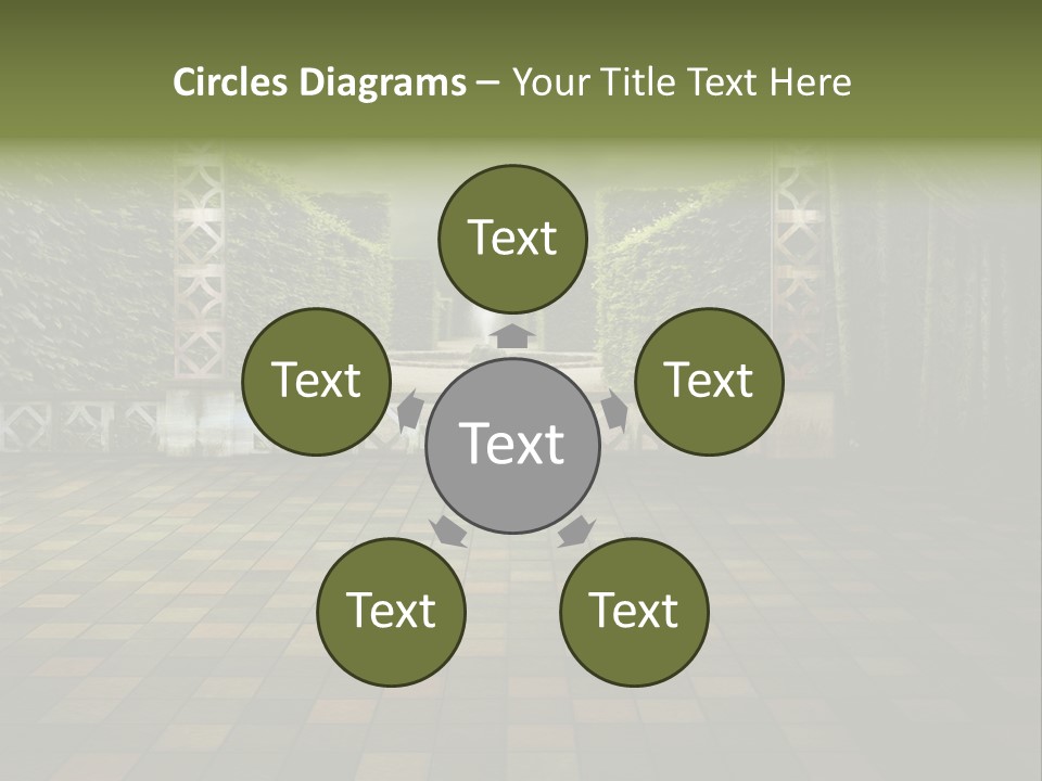 Room Path Summer PowerPoint Template