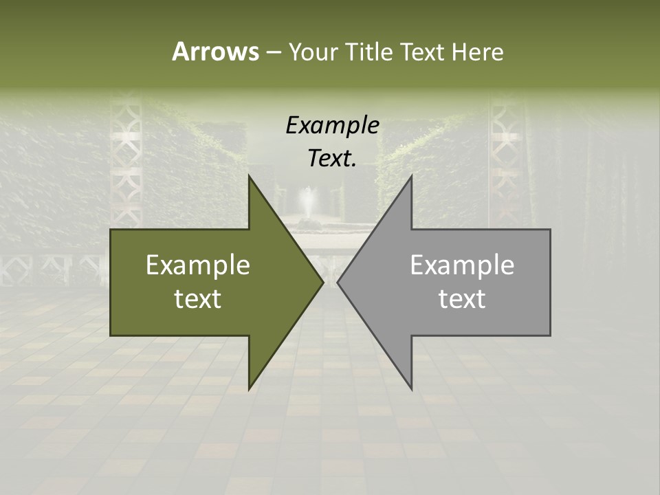 Room Path Summer PowerPoint Template