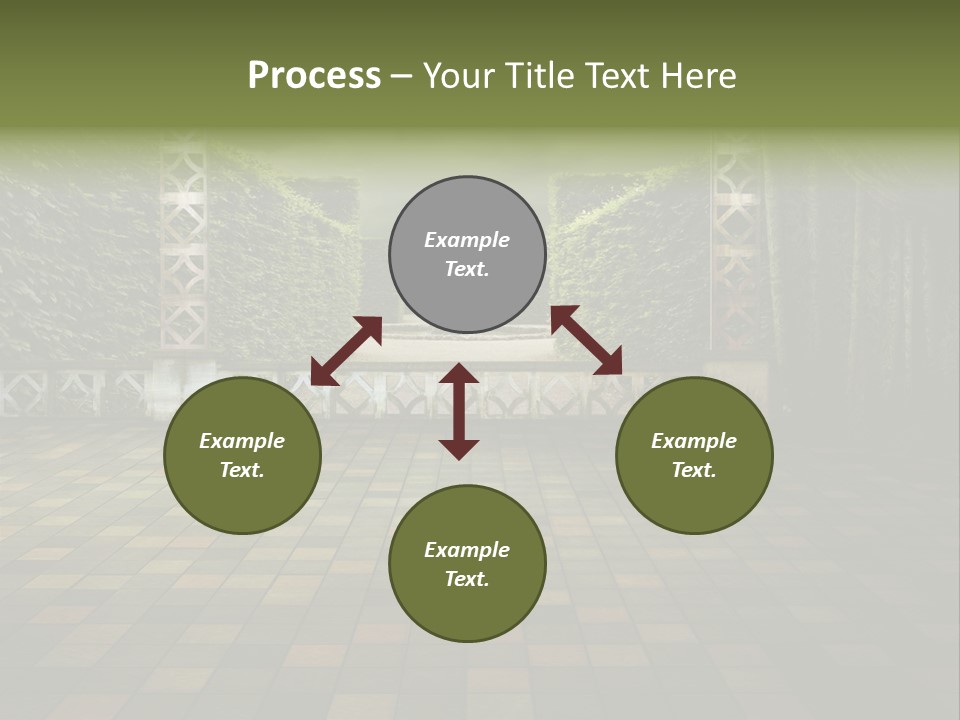 Room Path Summer PowerPoint Template