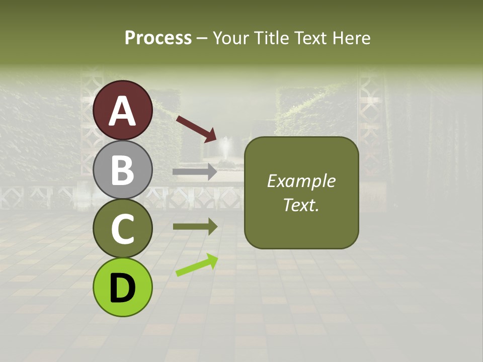 Room Path Summer PowerPoint Template