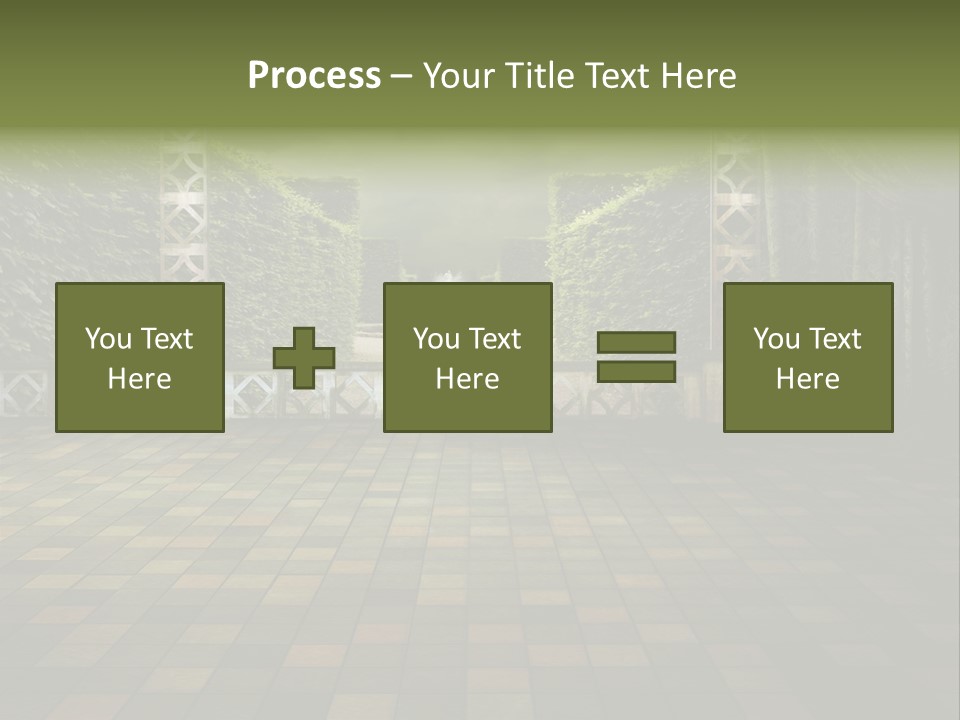 Room Path Summer PowerPoint Template