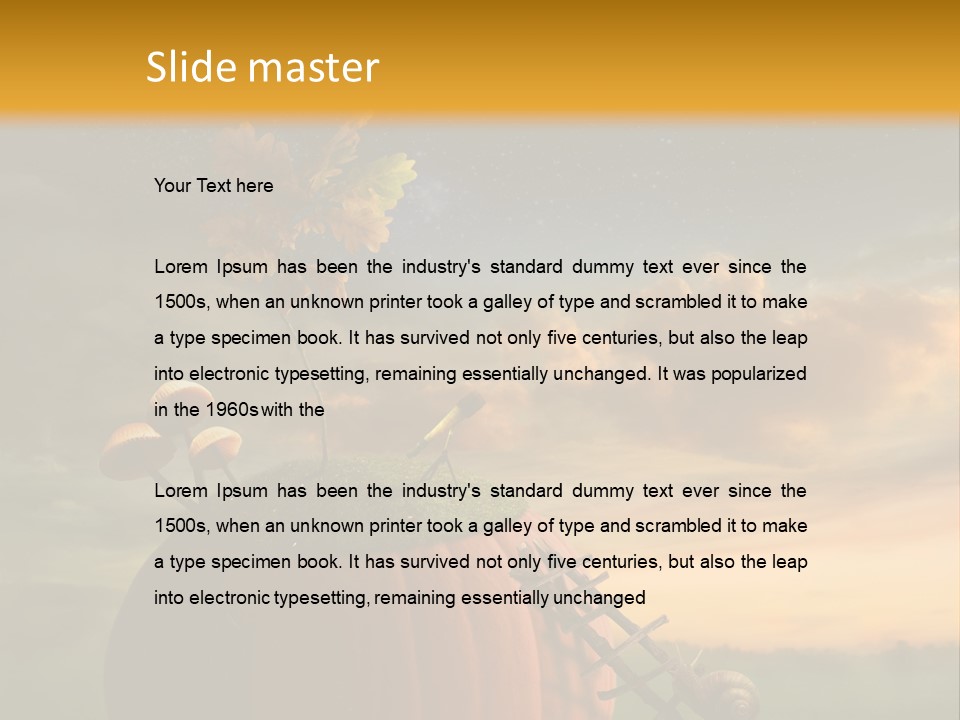 Universe Galaxy Star PowerPoint Template