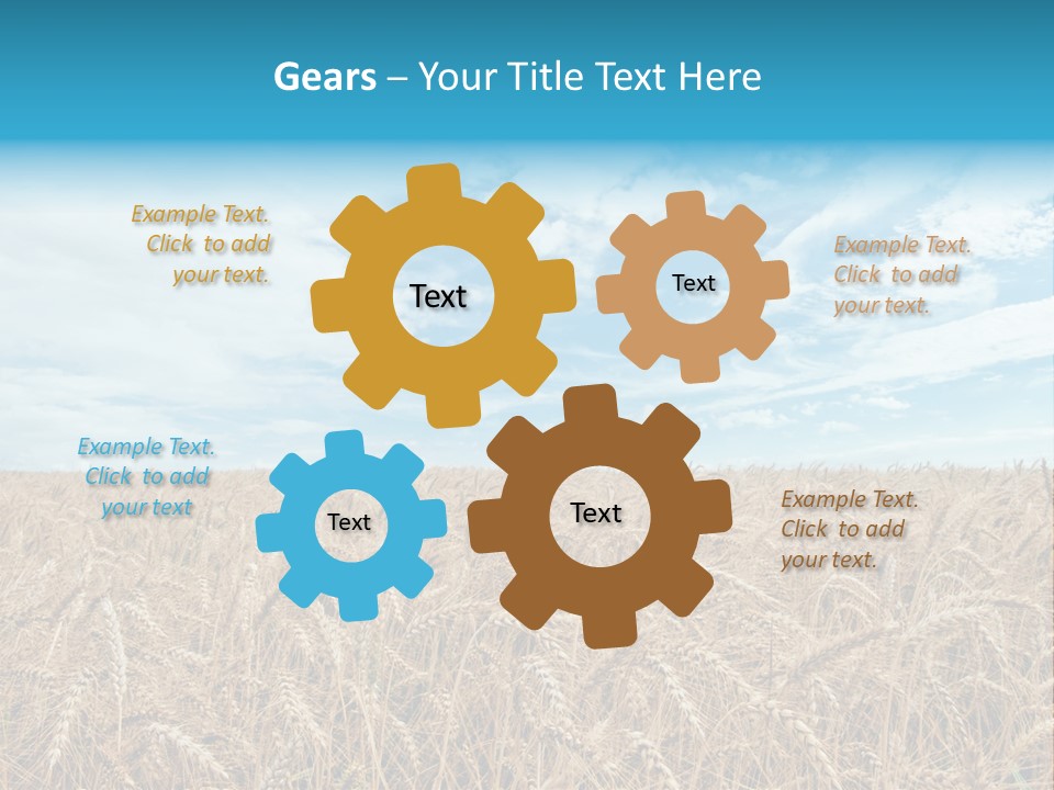 Colour Background Sunlight PowerPoint Template