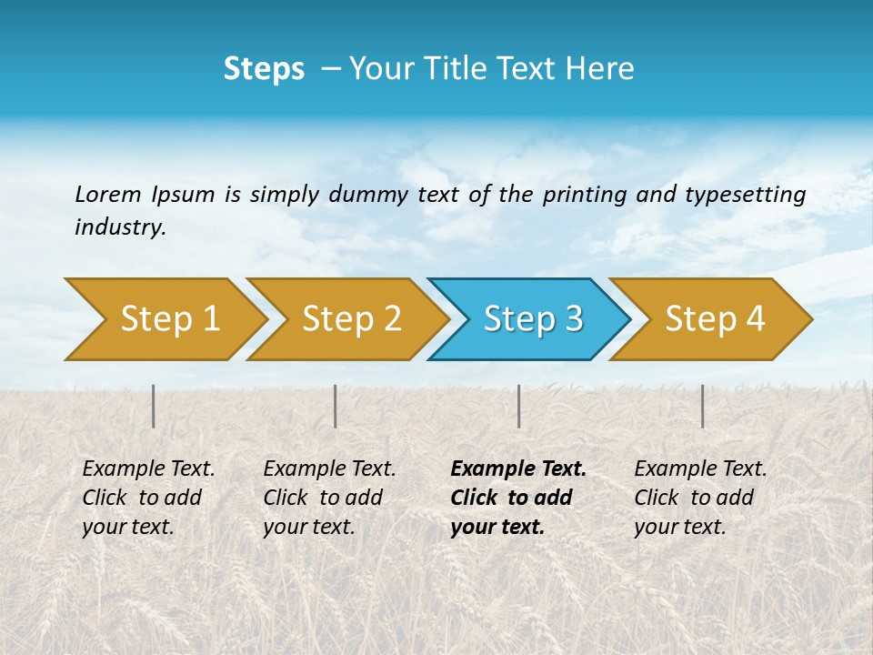 Colour Background Sunlight PowerPoint Template