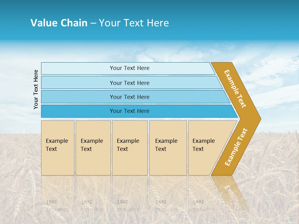 Colour Background Sunlight PowerPoint Template