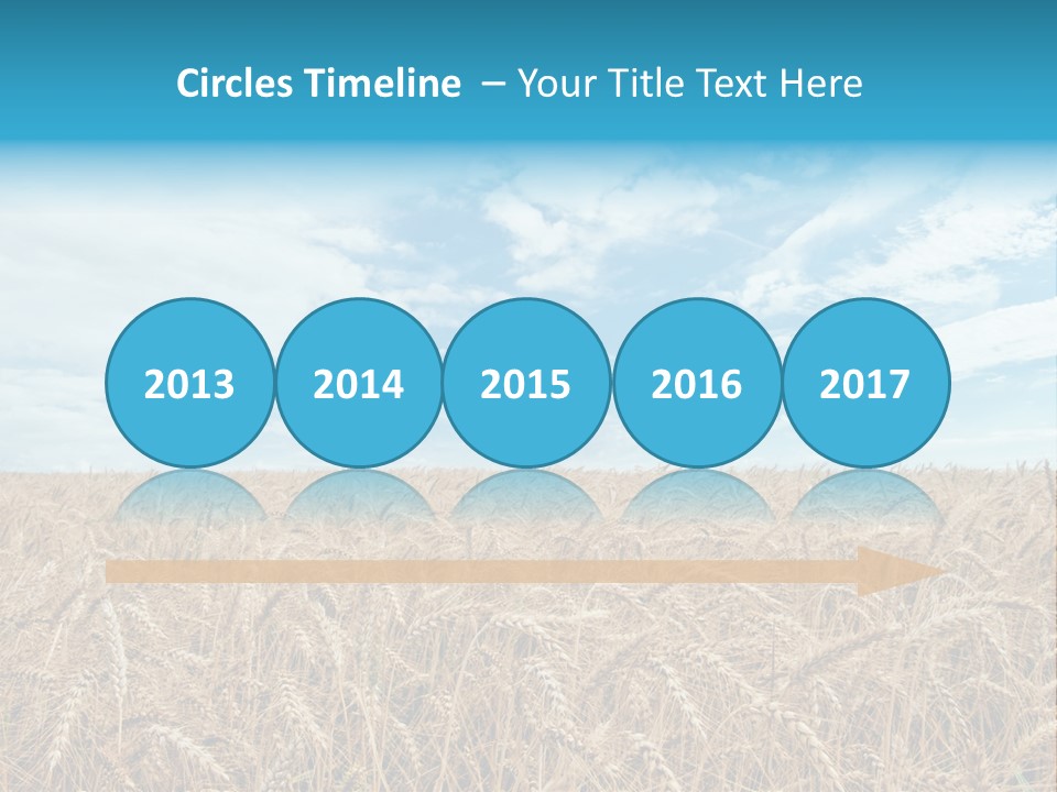 Colour Background Sunlight PowerPoint Template