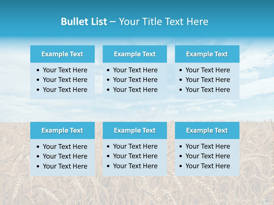 Colour Background Sunlight PowerPoint Template