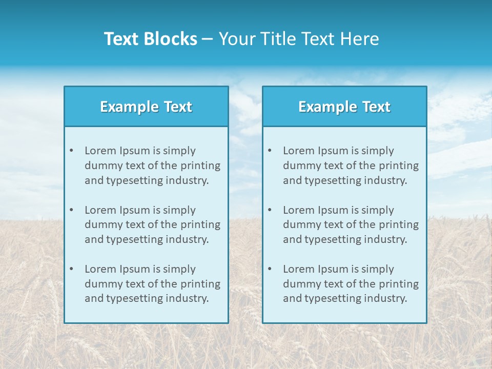 Colour Background Sunlight PowerPoint Template